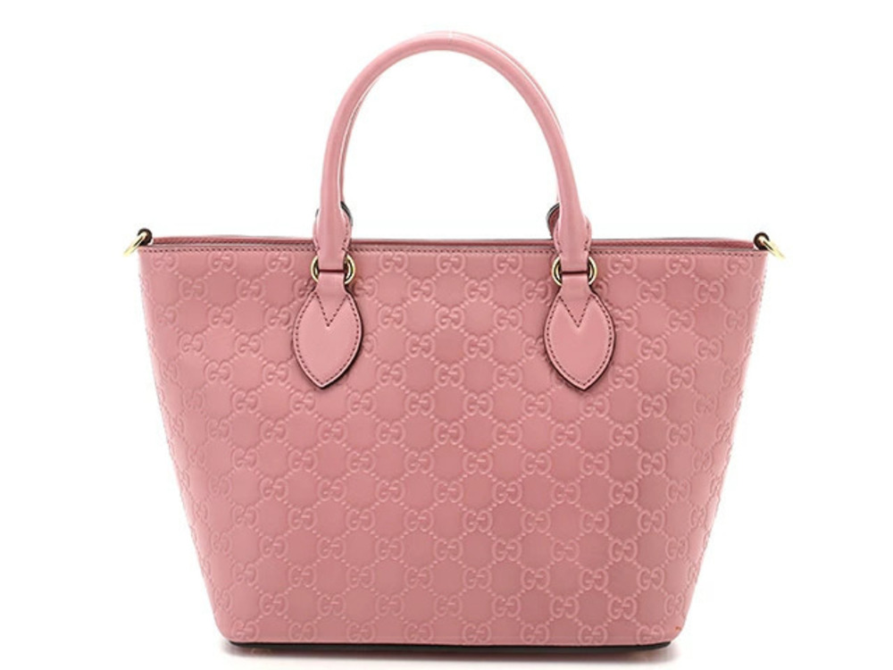 Gucci Bag Gucci Guccissima Shoulder Calfskin Pink